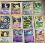 pokemonkort , blandat från första generationen och nya