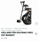 Hållare för golfbag till Fatbike/Fatboy