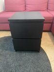 Svart sängbord