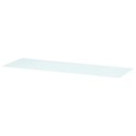 Bestå toppskiva i glas 120x40