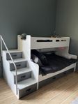 Säng våningssäng för 3 personer möbel premium 