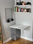 IKEA NORBERG väggmonterat klaffbord/skrivbord/matbord
