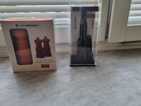 Le creuset salt,peppar kvarn vinöppnare,