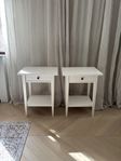 2 sängbord hemnes sängbord vitbets