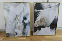 2st ramar med affischer i. 51x71cm.