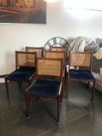 6 st vackra stolar i teak, dansk design