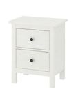 IKEA HEMNES, nattduksbord/sängbord/byrå med två lådor