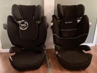 Två Cybex solution M-fix