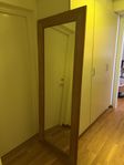 Helkroppsspegel i ek 200x80cm