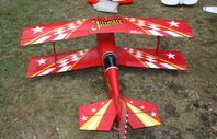 RC-flygplan med metanolmotorer