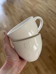 Gant Mugg/Muggar Vit/Gräddvita 2st för 100kr