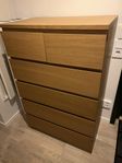 Malm byrå 6 lådor från Ikea