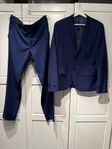 Blå kostym herr stl 50 slim fit. Nyskick!