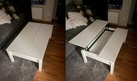 Soffbord vit utfällbart 115x70x41