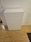 Byrå med 5 lådor ,vit, 70x112cm Från IKEA