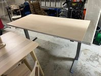 Höj och sänkbart robust skrivbord, 160x80.