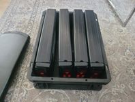 Elcykelbatteri Biltema olika versioner