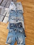 5 par Jeansshorts Strl 158