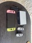 Nintendo switch OLED med 4 kontroller