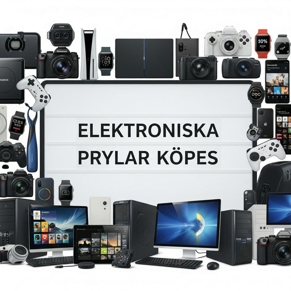 Elektroniska prylar köpes