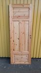 Innerdörr Massiv Furu 4-spegel 80x200  Fast pris 700:-
