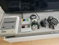 Nintendo Super Nintendo SNES med 2 spel