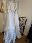 Bröllopsklänning plus size XXL (54)