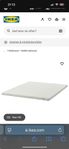 Bäddmadrass IKEA Saudland  180 cm