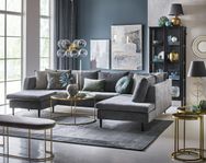 U- Soffa med divan och schäslong