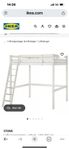 Ikea Storå loftsäng 140 cm