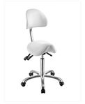 Sadelstol NOBLE – ergonomisk design med ryggstöd