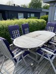 Utemöbler i teak