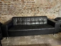 Asko skinnsoffa 3-sits