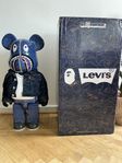 Bearbrick Levi’s x A bathing ape 1000%