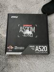 Msi A520 oanvänd ny 