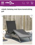 Ny omonterad solsäng