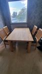 köksbord med 4 stolar