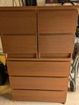 IKEA Malm byrå och sängbord