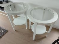 Sidobord med glasskiva Ikea 