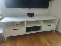 Ikea Hemnes tv-bänk vit