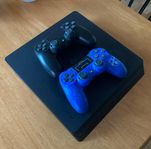Playstation 4 – 500GB med två handkontroller