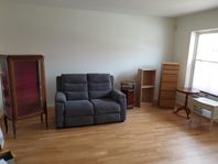2 sits soffa grå