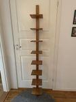 Vägghylla/bokhylla 180 cm i ek