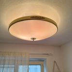 Vintage PLAFOND Konsthantverk Tyringe i akryl / mässing
