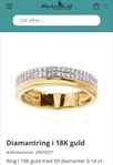 Diamantring 18K guld