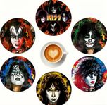 Glasunderlägg Kiss