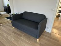 2-sitssoffa från IKEA - LINANÄS (mörkgrå)