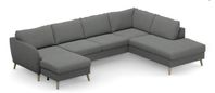 MIO 3-sits soffa med schäslong och divan