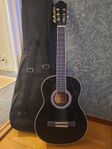 Akustisk Gitarr VÄNSTERFATTAD + gitarrfodral