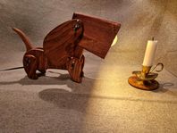 Perro-Light – Handgjord designlampa i trä (granplywood)